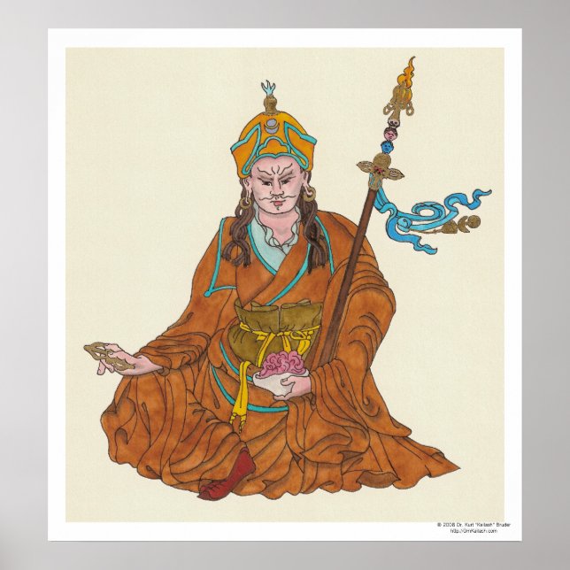 Padmasambhava (Guru Rinpoche) Poster (Front)