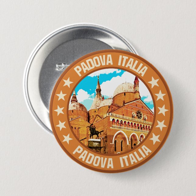 Padova                                             7.5 cm round badge (Front & Back)