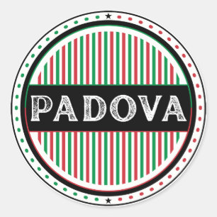 Padova City Pride Emblem – Italian Identity Classic Round Sticker