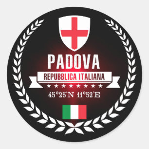 Padova Classic Round Sticker