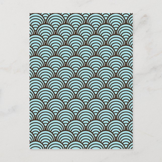 padrão em forma geometrica postcard (Front)