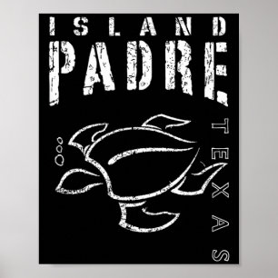 Padre Island Texas Souvenir Poster