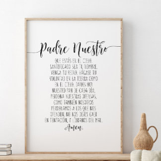 Padre Nuestro Que Estás En El Cielo Poster