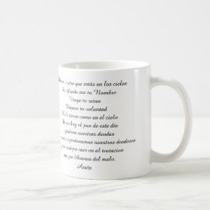 PADRE NUESTRO SPANISH LORD'S PRAYER PRAYER MUG