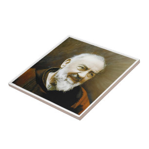 Padre Pio, Ceramic Tile