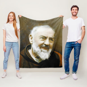 Padre Pio, Fleece Blanket