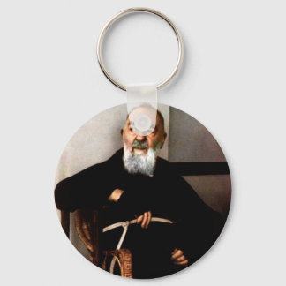 Padre Pio Key Ring