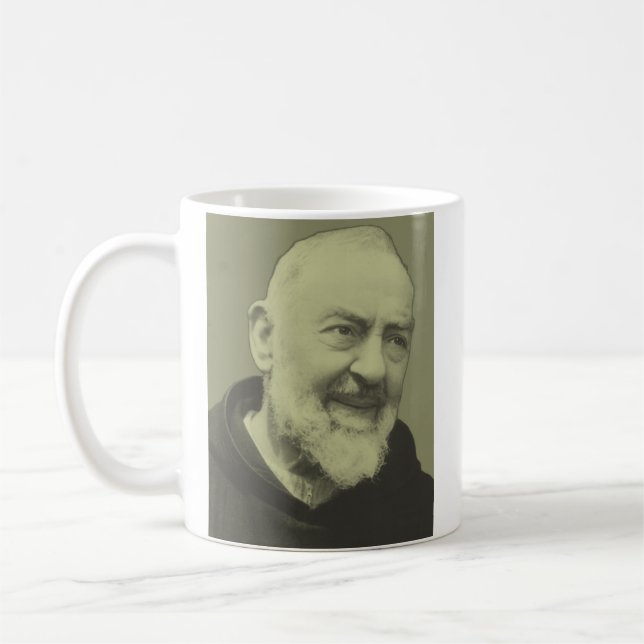 Padre Pio of Pietrelcina Coffee Mug (Left)