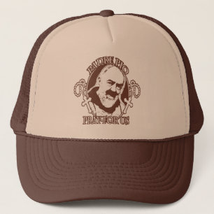 PADRE PIO PRAY FOR US BY EKLEKTIX, TRUCKER HAT