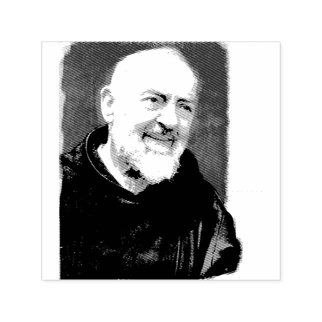 Padre Pio Rubber Stamp (Design)