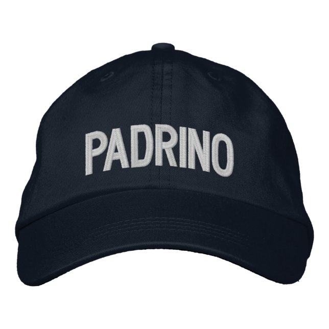 Padrino (godfather) embroidered cap (Front)