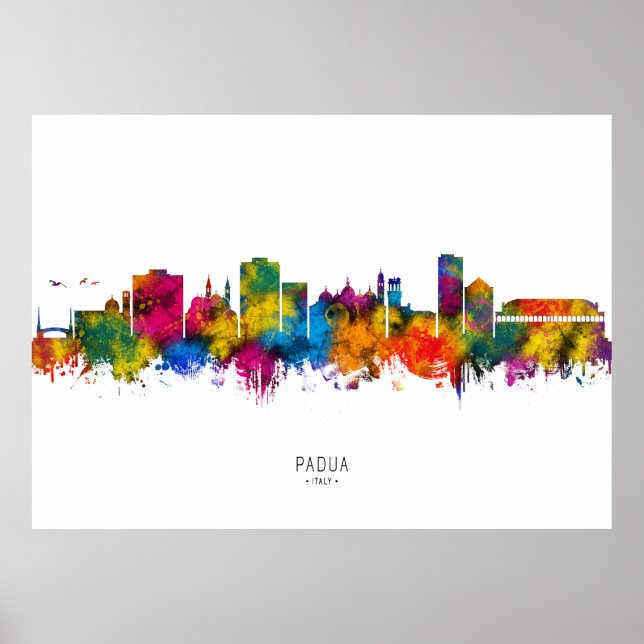 Padua Italy Skyline Poster (Front)