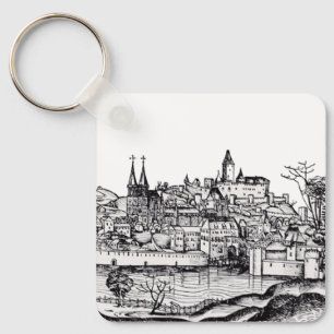 Padua medieval city in Veneto, northern Italy Key Ring