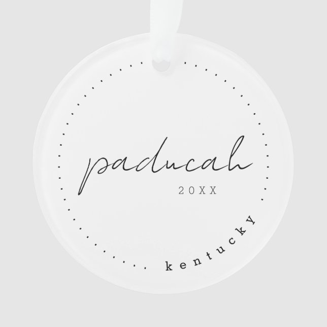 Paducah, Kentucky KY Travel United States  Ornament (Front)