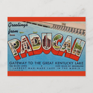 Paducah KY Greeting Postcard