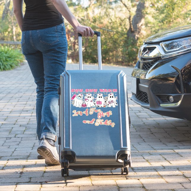 Paediactric Nurse Fun Halloween Design Essential T (Suitcase Insitu)