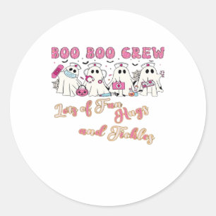 Paediactric Nurse Fun Halloween Design Essential T Classic Round Sticker