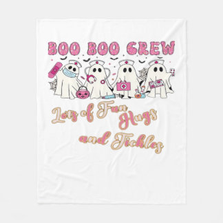 Paediactric Nurse Fun Halloween Design Essential T Fleece Blanket