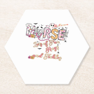 Paediactric Nurse Fun Halloween Design Essential T Paper Coaster