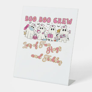 Paediactric Nurse Fun Halloween Design Essential T Pedestal Sign