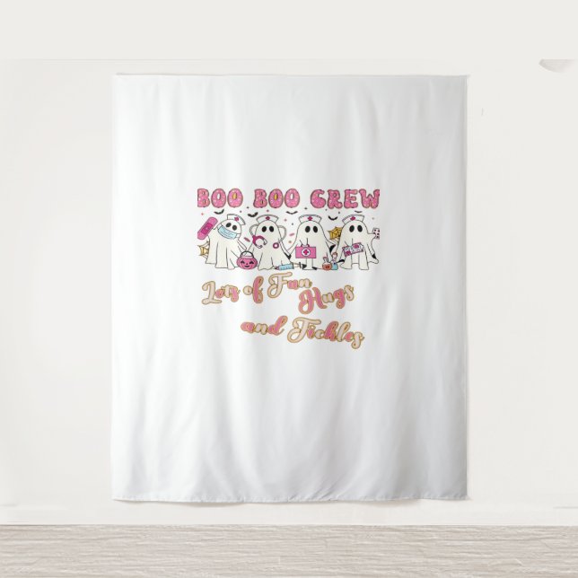 Paediactric Nurse Fun Halloween Design Essential T Tapestry (Front)