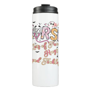 Paediactric Nurse Fun Halloween Design Essential T Thermal Tumbler