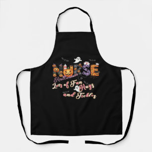 Paediactrics Nurse Fun Halloween Design Essential  Apron