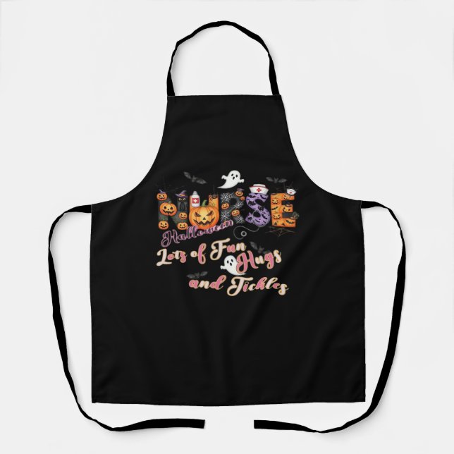 Paediactrics Nurse Fun Halloween Design Essential  Apron (Front)