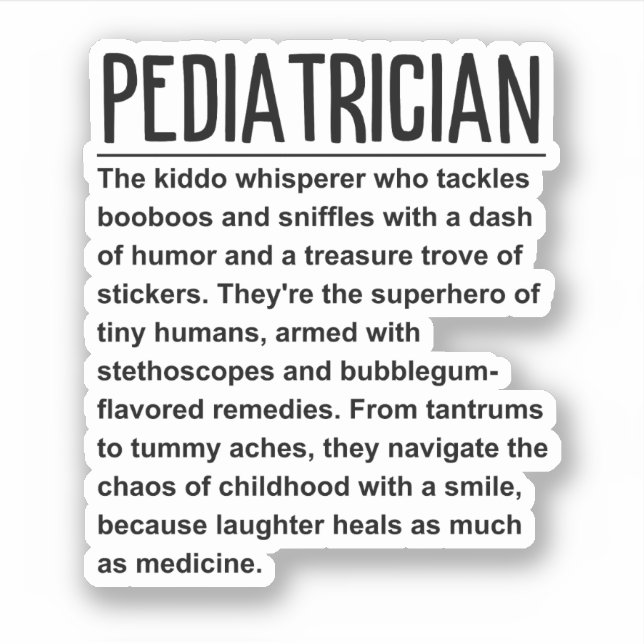 Paediatrician  (Front)