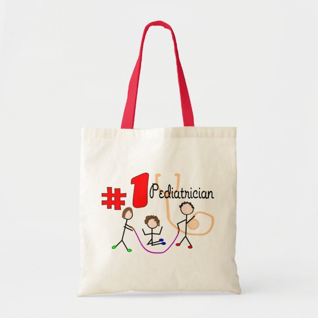Paediatrician #1 Adorable Kids Design Gifts Tote Bag (Front)