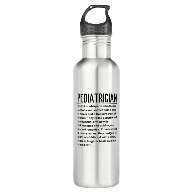 Paediatrician  710 ml water bottle (Front)
