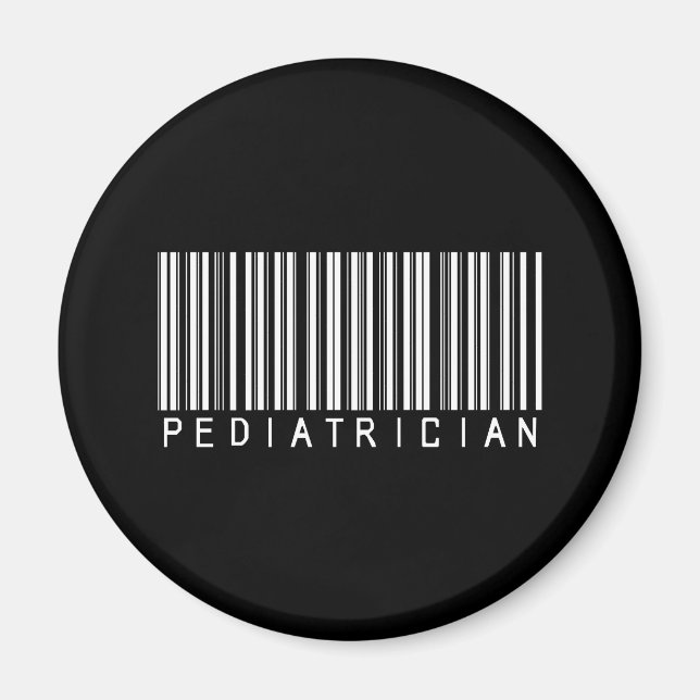 Paediatrician Bar Code Magnet (Front)