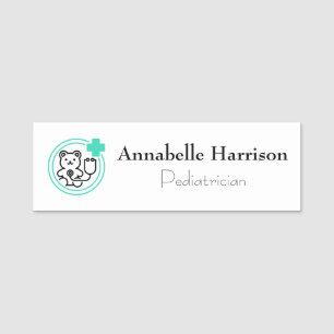 Paediatrician Bear Patient Name Tag