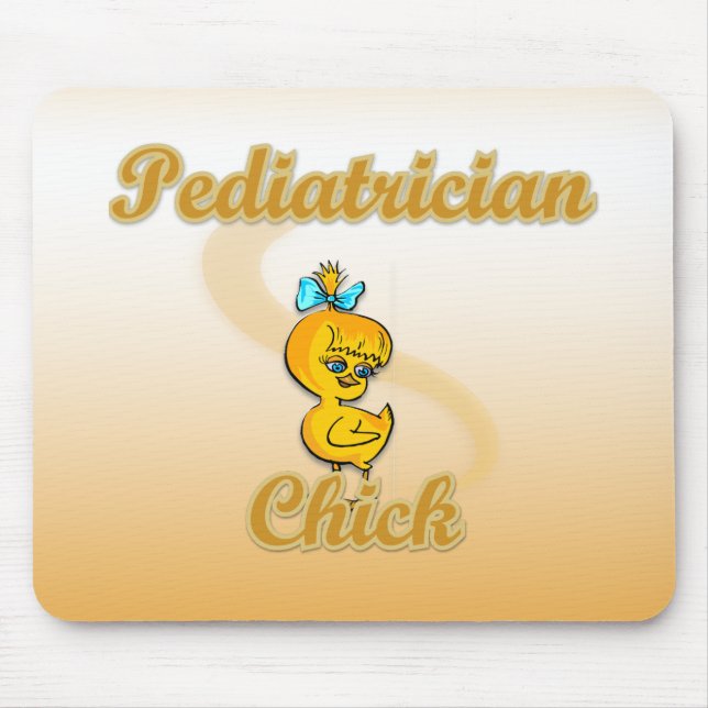 Paediatrician Chick Mouse Pad (Front)