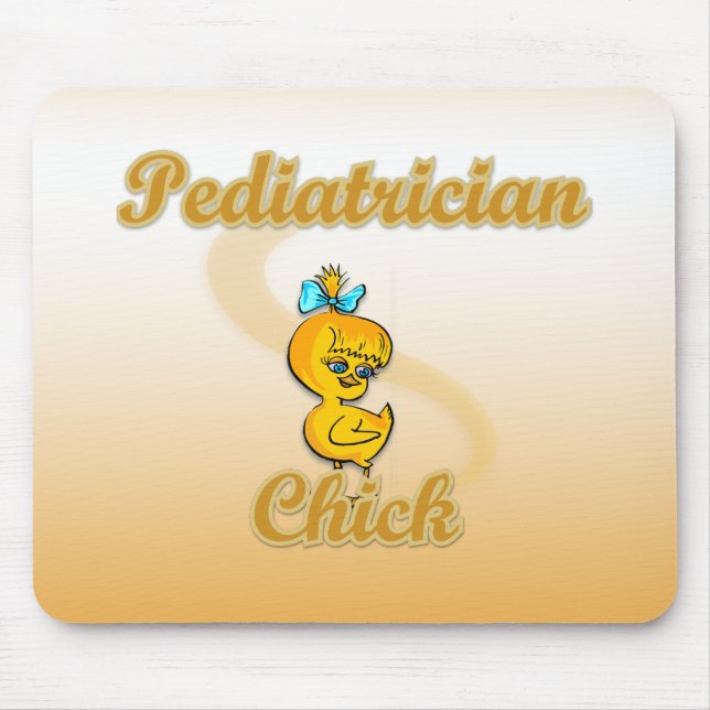Paediatrician Chick Mouse Pad (Front)