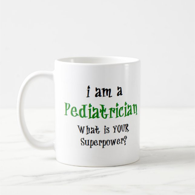 paediatrician coffee mug (Left)