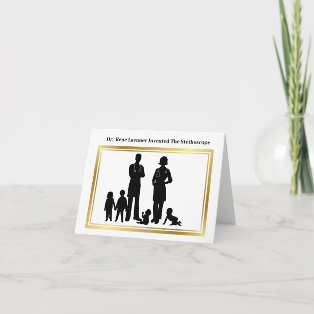 Paediatrician Trivia Greeting Card (Front)