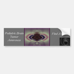 Paediatrics Brain Tumour Awareness Bumper Sticker