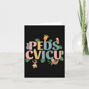 Paediatrics Cardiac Icu Nurse Safari Animals Peds Card