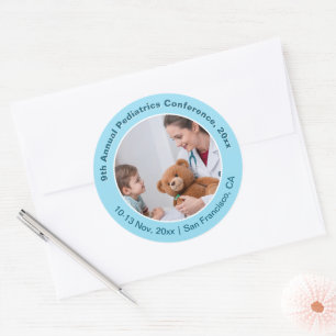 Paediatrics Child Physician Medical Conference Classic Round Sticker