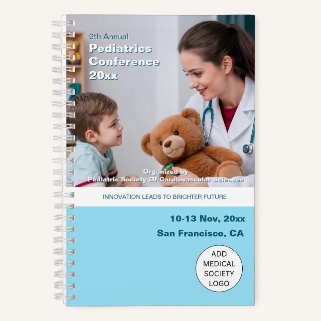 Paediatrics Child Physician Medical Conference Notebook (Front)