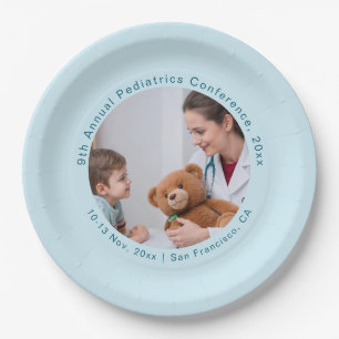 Paediatrics Child Physician Medical Conference Paper Plate