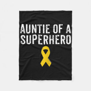 Paediatrics Childhood Cancer Awareness Auntie Of A Fleece Blanket