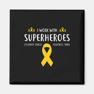 Paediatrics Childhood Cancer Awareness Nurse Gifts Magnet