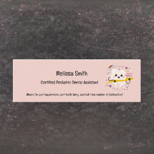 Paediatrics Dental Assistant Mini Business Card