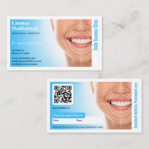 Paediatrics Dentist   Dental Practice Business Card