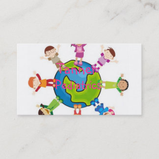 Paediatrics doctor business card
