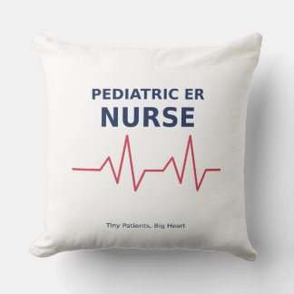 Paediatrics Er Nurse — Tiny Patients, Big Heart Cushion