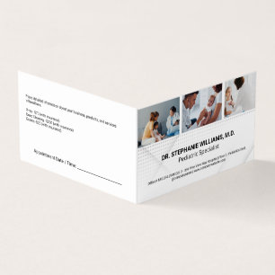 Paediatrics   Medical Health Care Workers Business Card