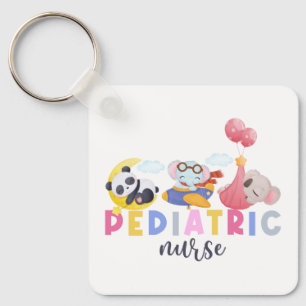Paediatrics Nurse Animal Safari Zoo Peds Nurse Nur Key Ring